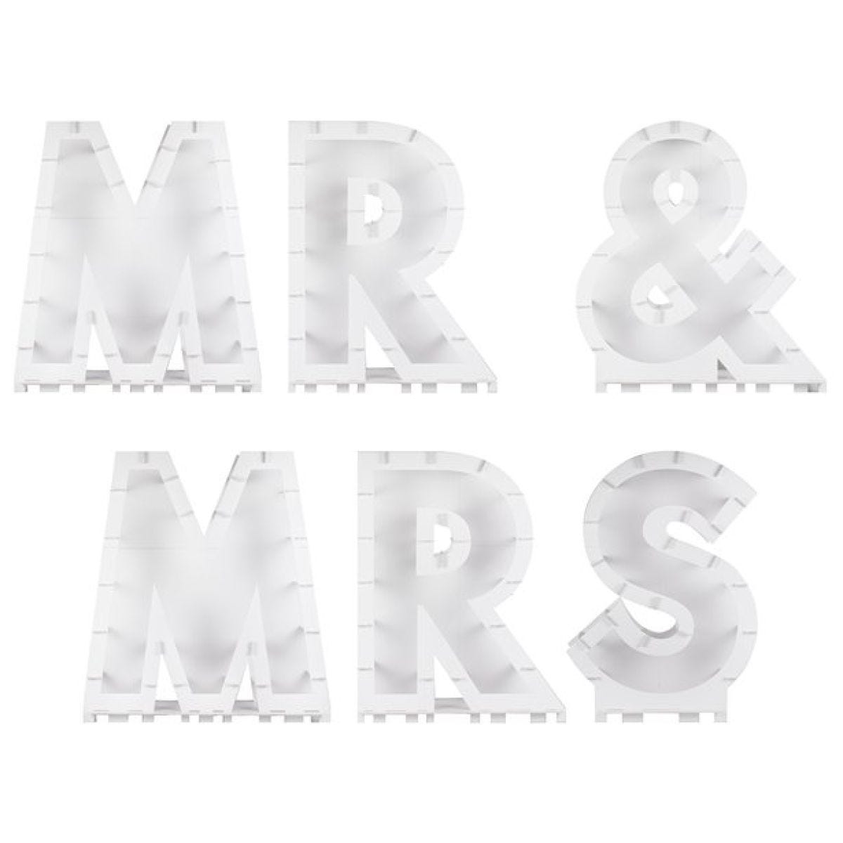 Mr & Mrs Balloon Mosaic Stand