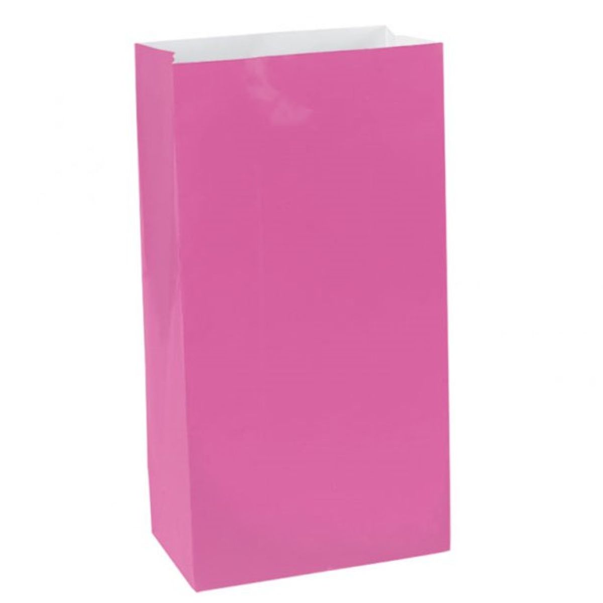 Hot Pink Mini Paper Bags - 16.5cm