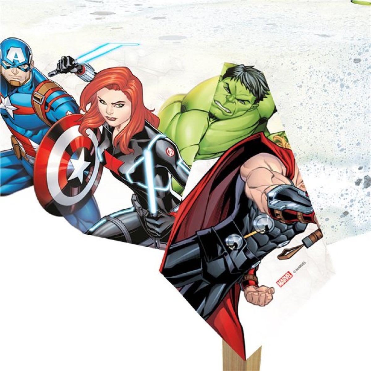 Avengers Infinity Stones Plastic Tablecover - 1.8m x 1.2m