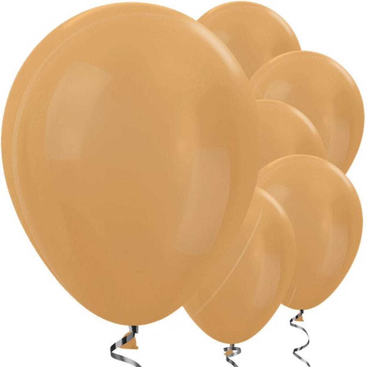 Metallic Gold Balloons - 12" Latex