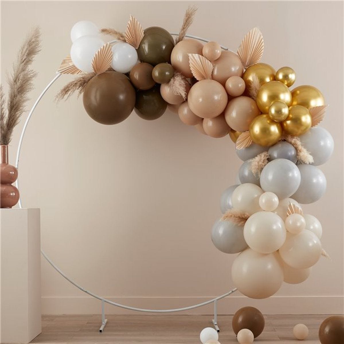 Taupe & Nude Balloon Arch