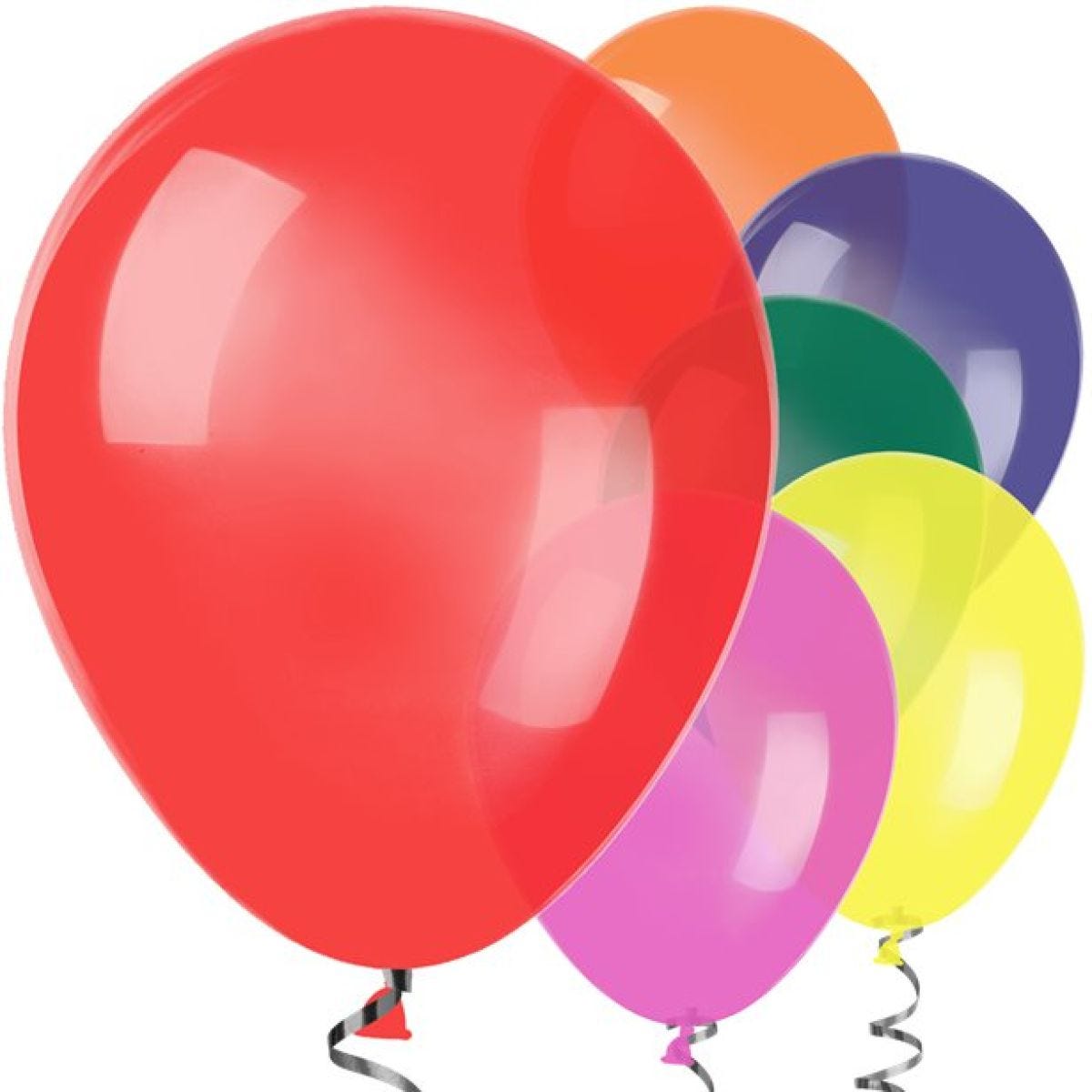 Assorted Colour Balloons - 12" Latex