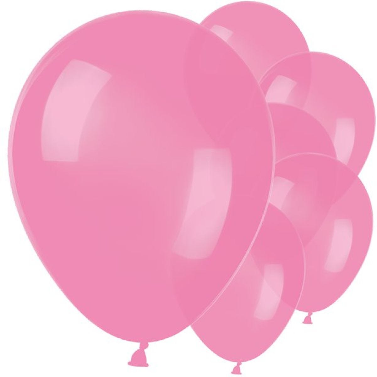 Pink Latex Balloons - 11"