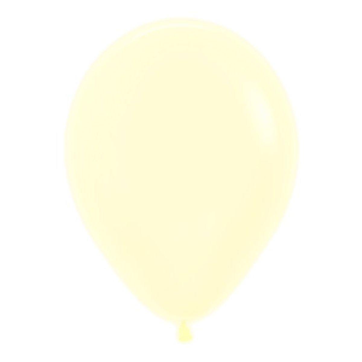 Pastel Matte Yellow Balloons - 12" Latex (50pk)