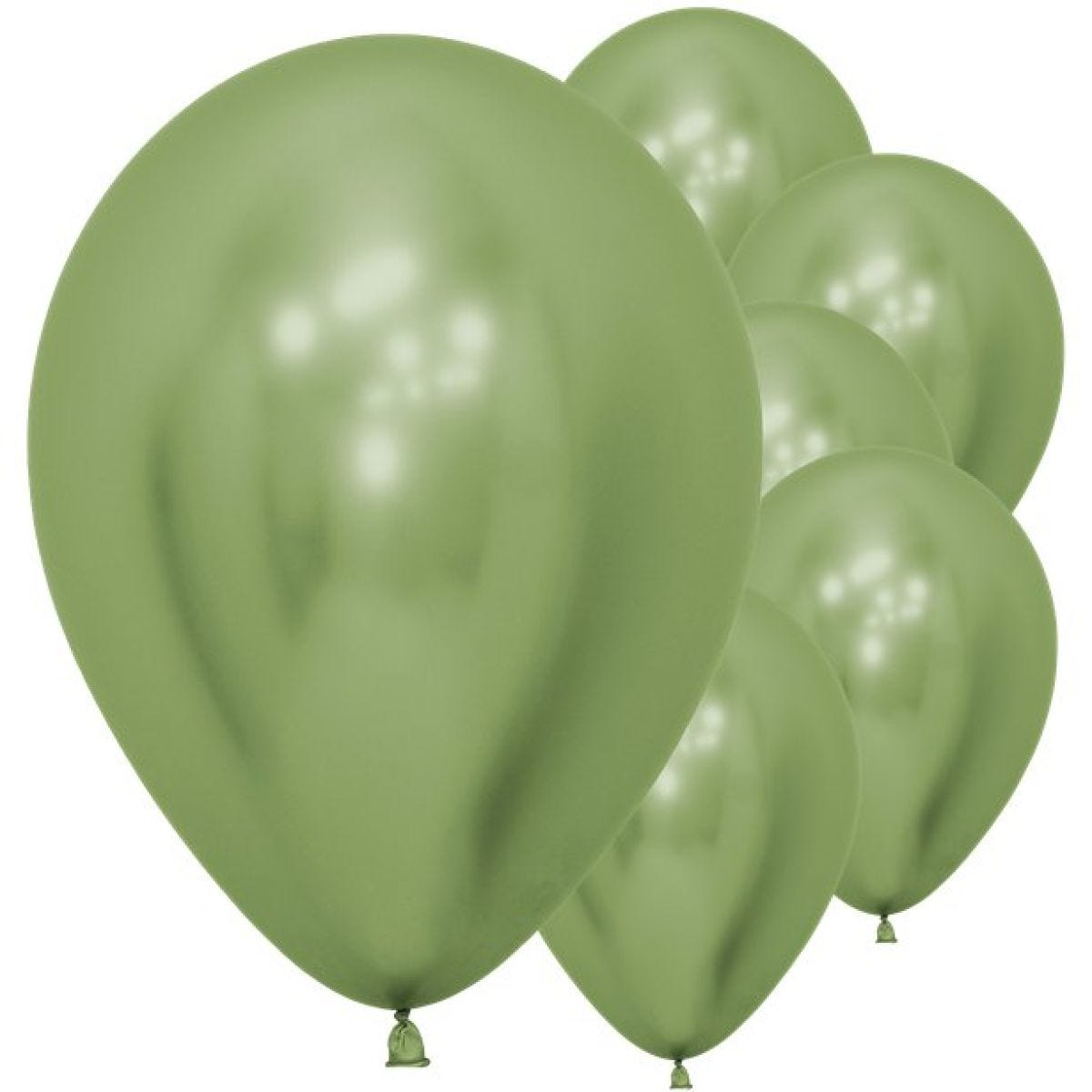 Lime Green Reflex Balloons - 12" Latex (50pk)