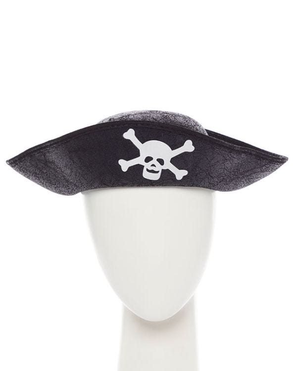 Black Pirate Hat - Child
