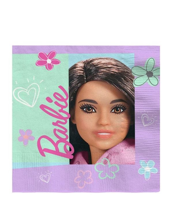 Barbie Sweet Life Paper Napkins - 33cm x 33cm (16pk)