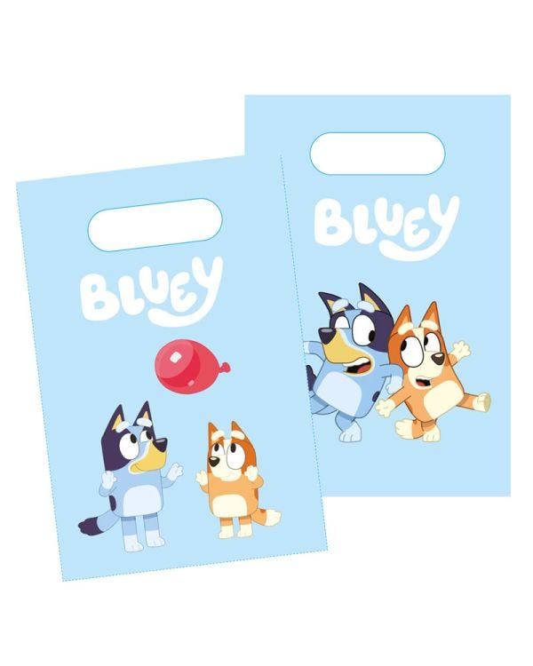 Bluey Party Paper Party Bags (6pk)