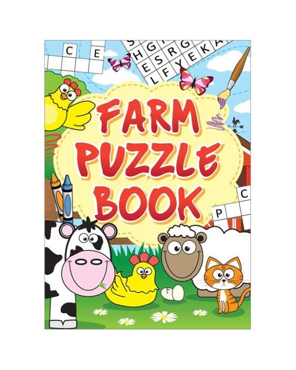 Mini Farm Puzzle Book
