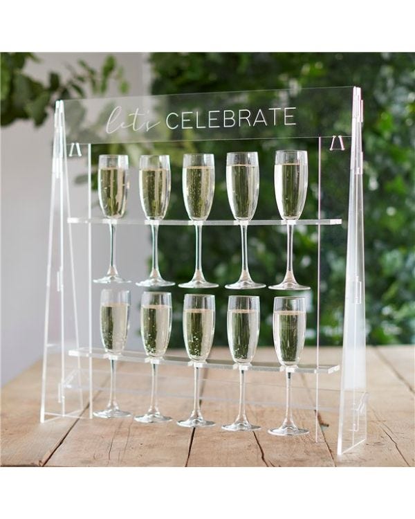 Let&#039;s Celebrate Acrylic Drink Stand