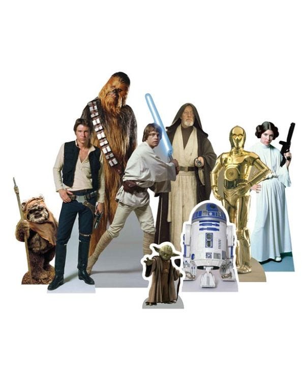 Star Wars Heroes Table Toppers Decorating Kit (9pk)