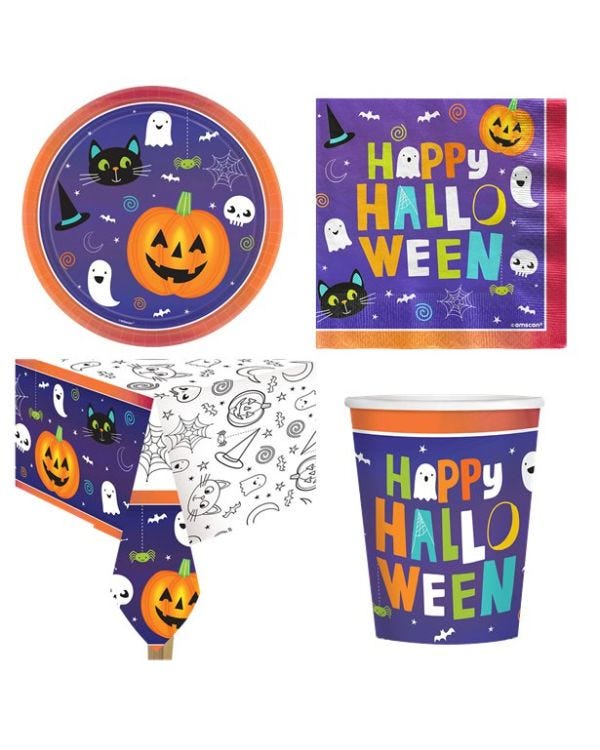 Halloween Friends - Value Party Pack for 8