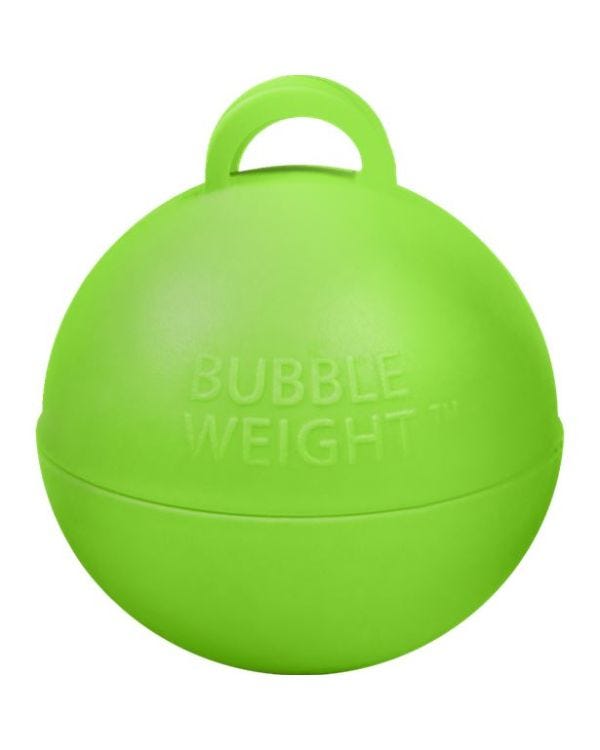 Lime Green Bubble Balloon Weight - 30g