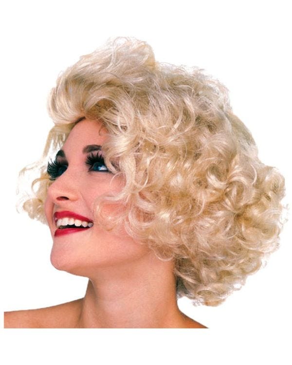 50s Blonde Hollywood Starlet Wig