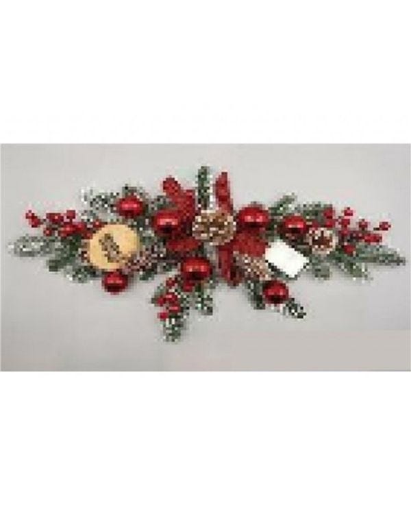 Red Berry and Pine Foliage Swag - 57cm