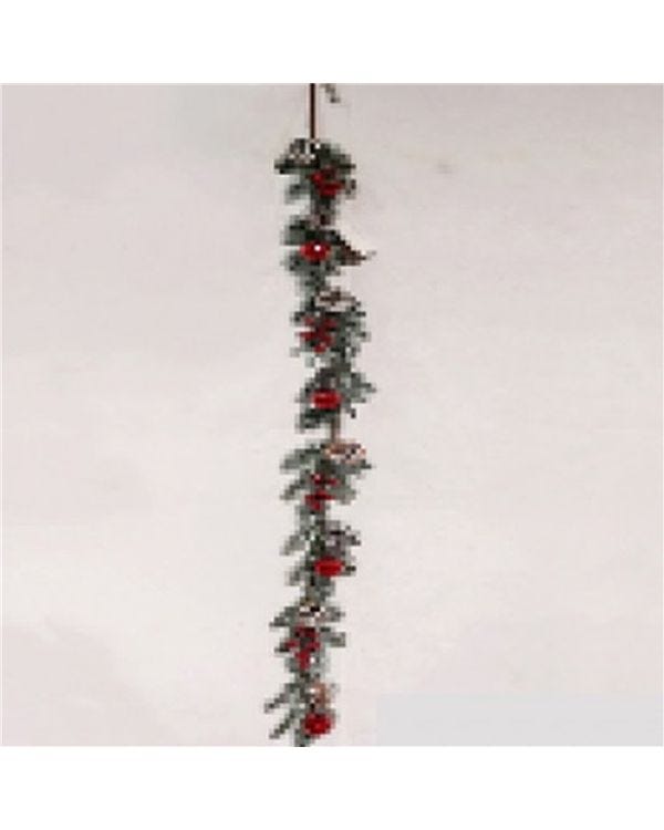 Red Berry and Pine Foilage Garland - 1.45m