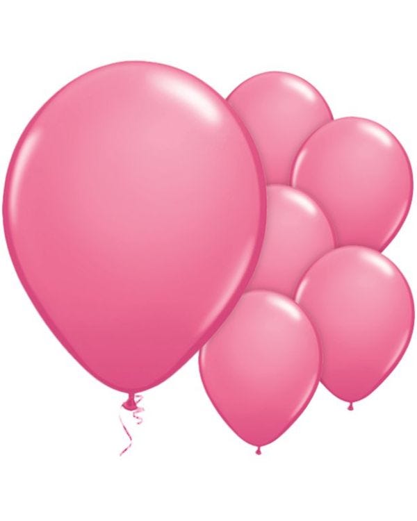 Rose Pink Balloons - 11&#039;&#039; Latex (100pk)