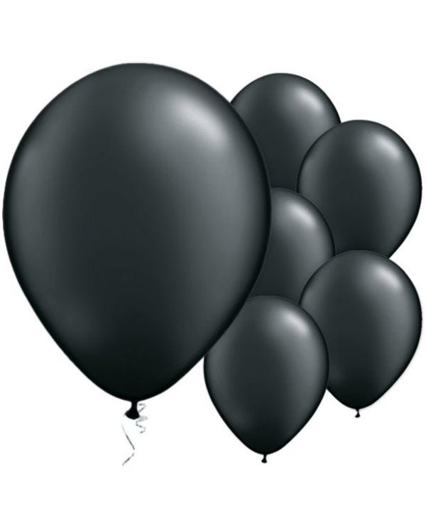 Onyx Black Pearl Balloons - 11&#039;&#039; Latex (100pk)