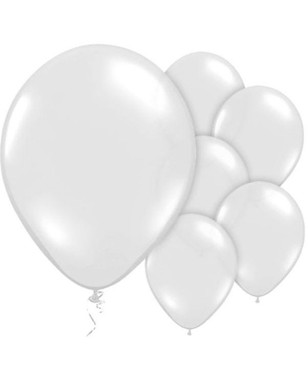 Crystal Clear Balloons - 12&#039;&#039; Latex (10pk)