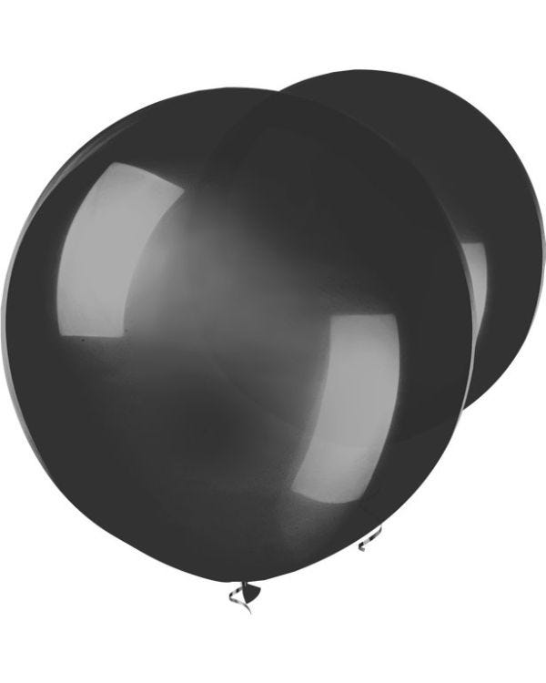 Black Large Balloons - 36&quot; Latex (10pk)