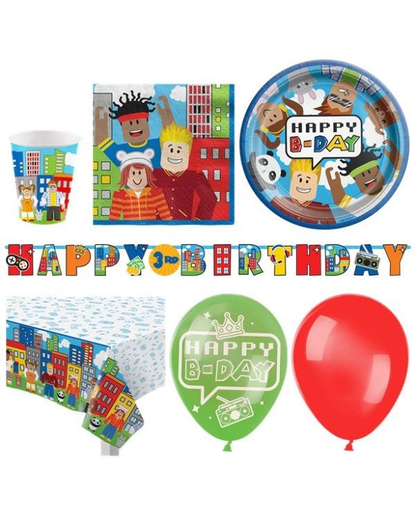 Party Town Party - Deluxe Party Pack for 16