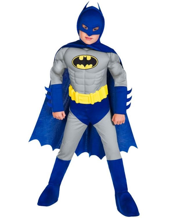 Batman Classic Muscle Chest - Child Costume