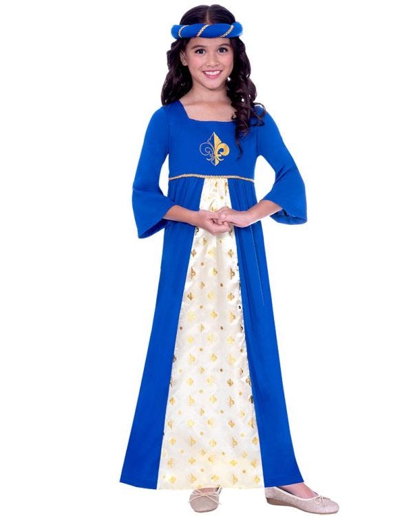 Tudor Princess Blue - Child Costume