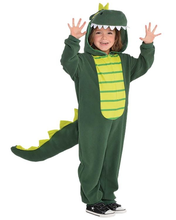 Zipster Dinosaur - Child Costume