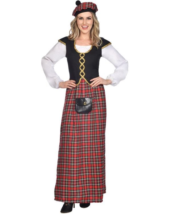 Scottish Lady - Adult Costume