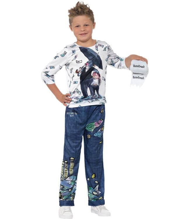 David Walliams Billionaire Boy - Child Costume