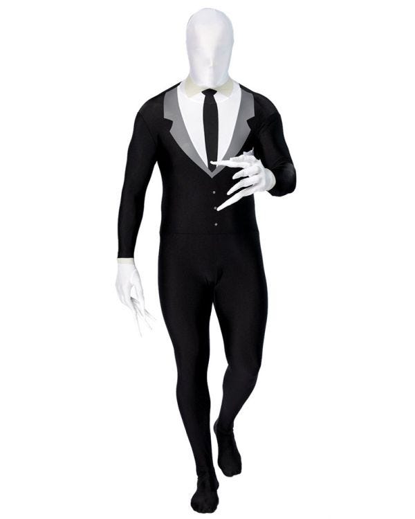 Slender Man Party Suit - Adult Costume