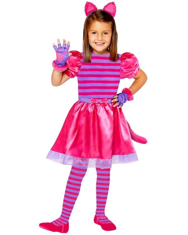 Cheshire Cat Dress - Child and Teen Costume