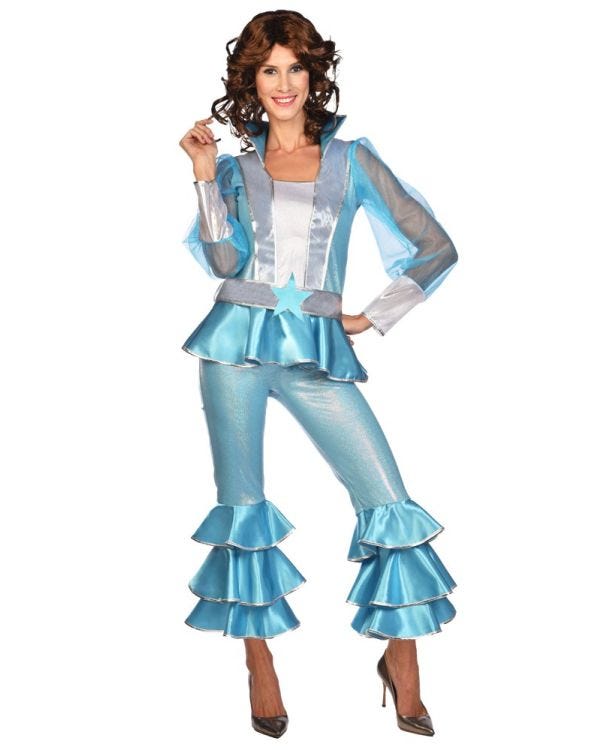 Blue Dancing Queen - Adult Costume