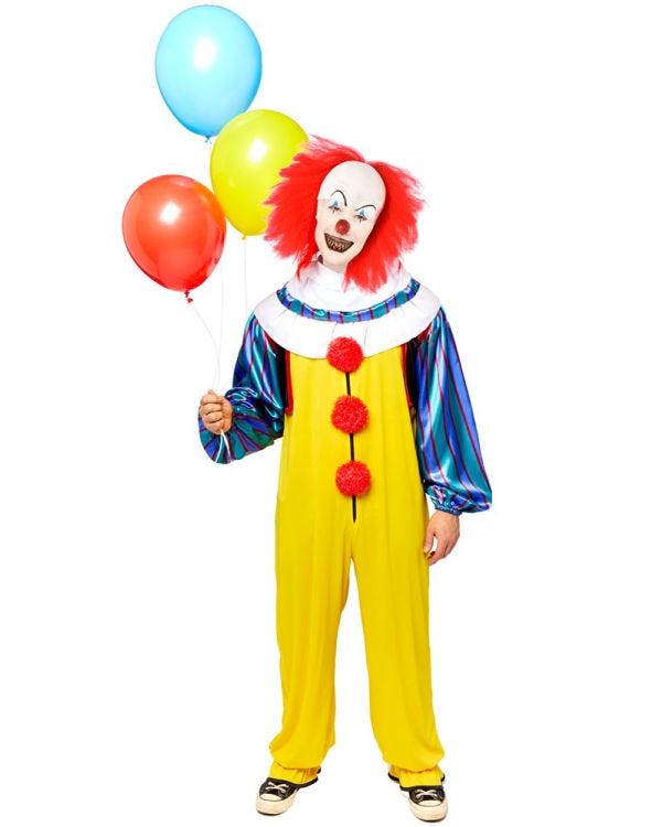 IT Pennywise Classic Clown - Adult Costume