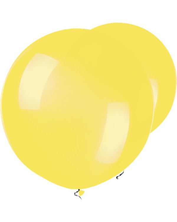 Yellow Balloons - 17&quot; Latex (50pk)