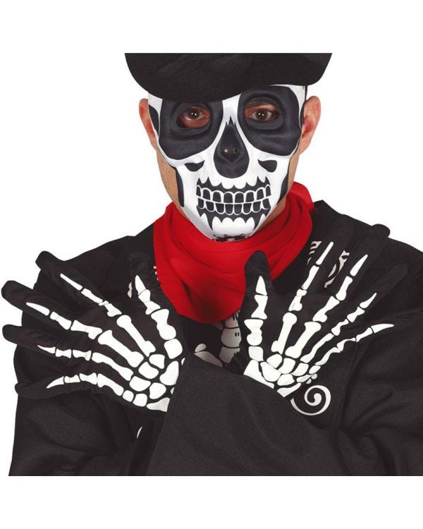 Skeleton Gloves - Adult