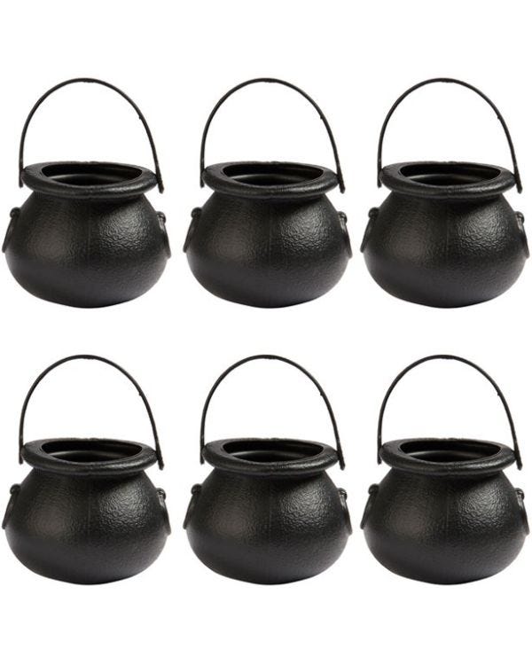 Cauldron Treat Buckets - 6cm (12pk)