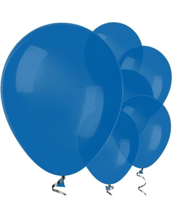 Royal Blue Balloons - 12&quot; Latex Balloons (50pk)