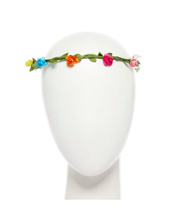 Multicoloured Flower Headband