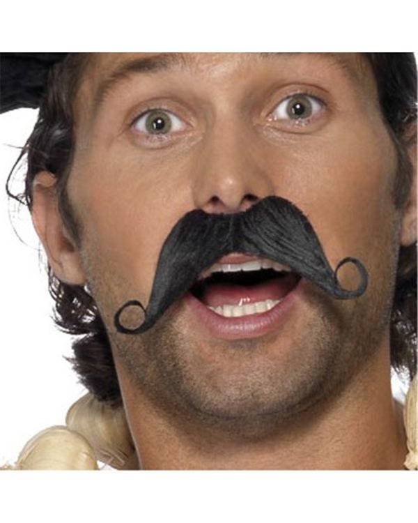 Frenchman Moustache - Black