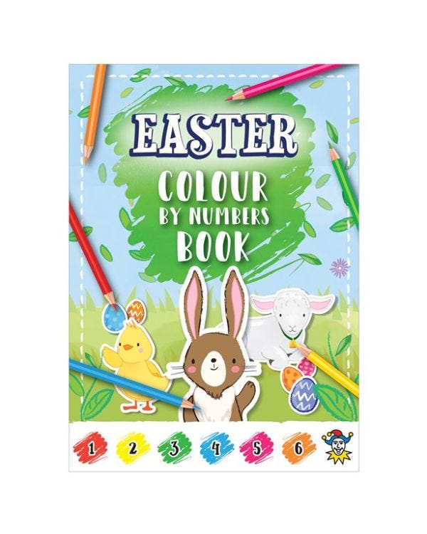 Easter Colour by Numbers Book - 14cm