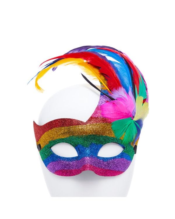 Rainbow Pride Masquerade Mask