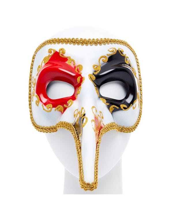 Venetian Long Nose Masquerade Mask