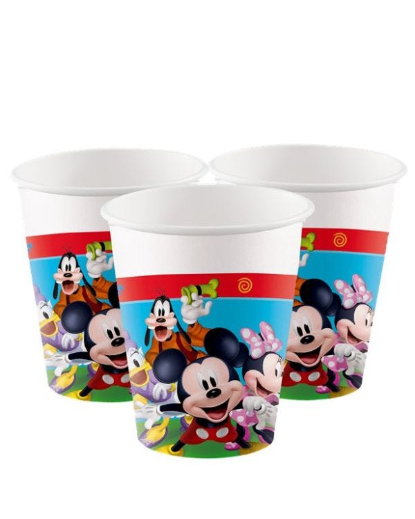 Mickey Rock The House Paper Cups - 200ml (8pk)