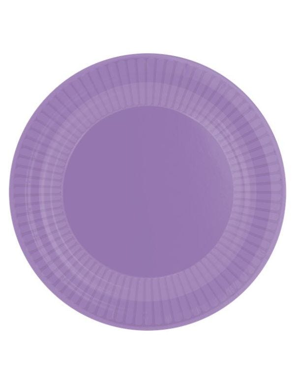 Purple Paper Plates - 23cm (8pk)