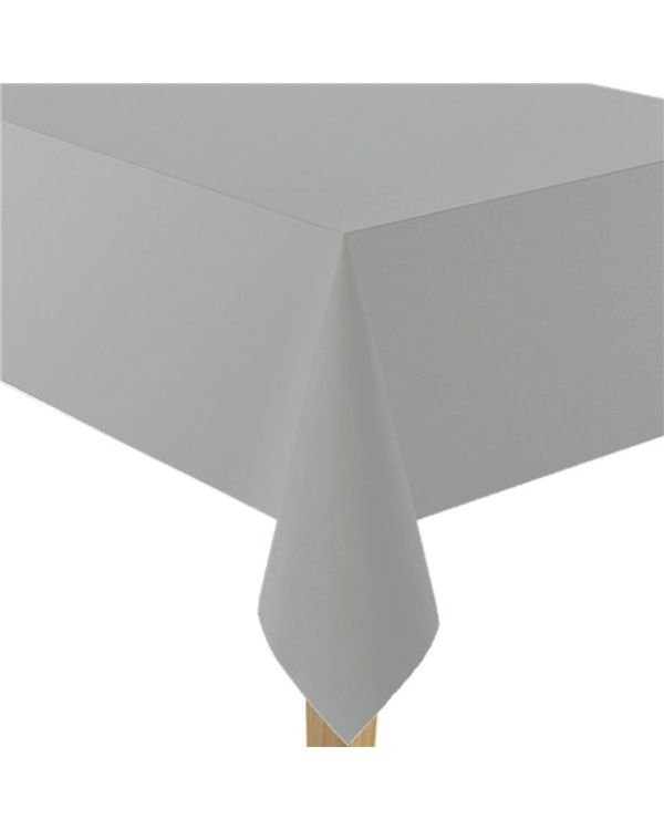 Silver Paper Table Cover - 2.8m x 1.4m