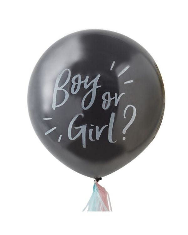 Oh Baby Giant Gender Reveal Latex Balloon Kit - 36&quot;