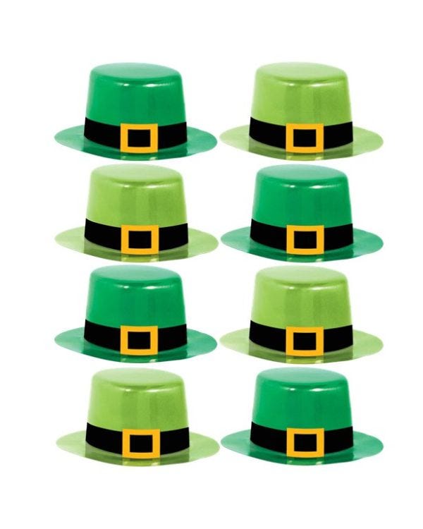 St Patrick&#039;s Day Mini Hats (8pk)