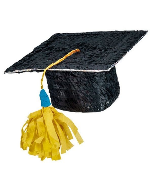 Graduation Mortar Hat Piñata - 32cm x 29cm