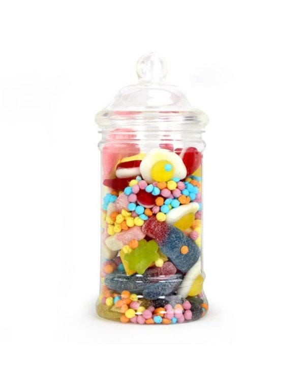 Victorian Sweet Jar - Plastic - 500ml